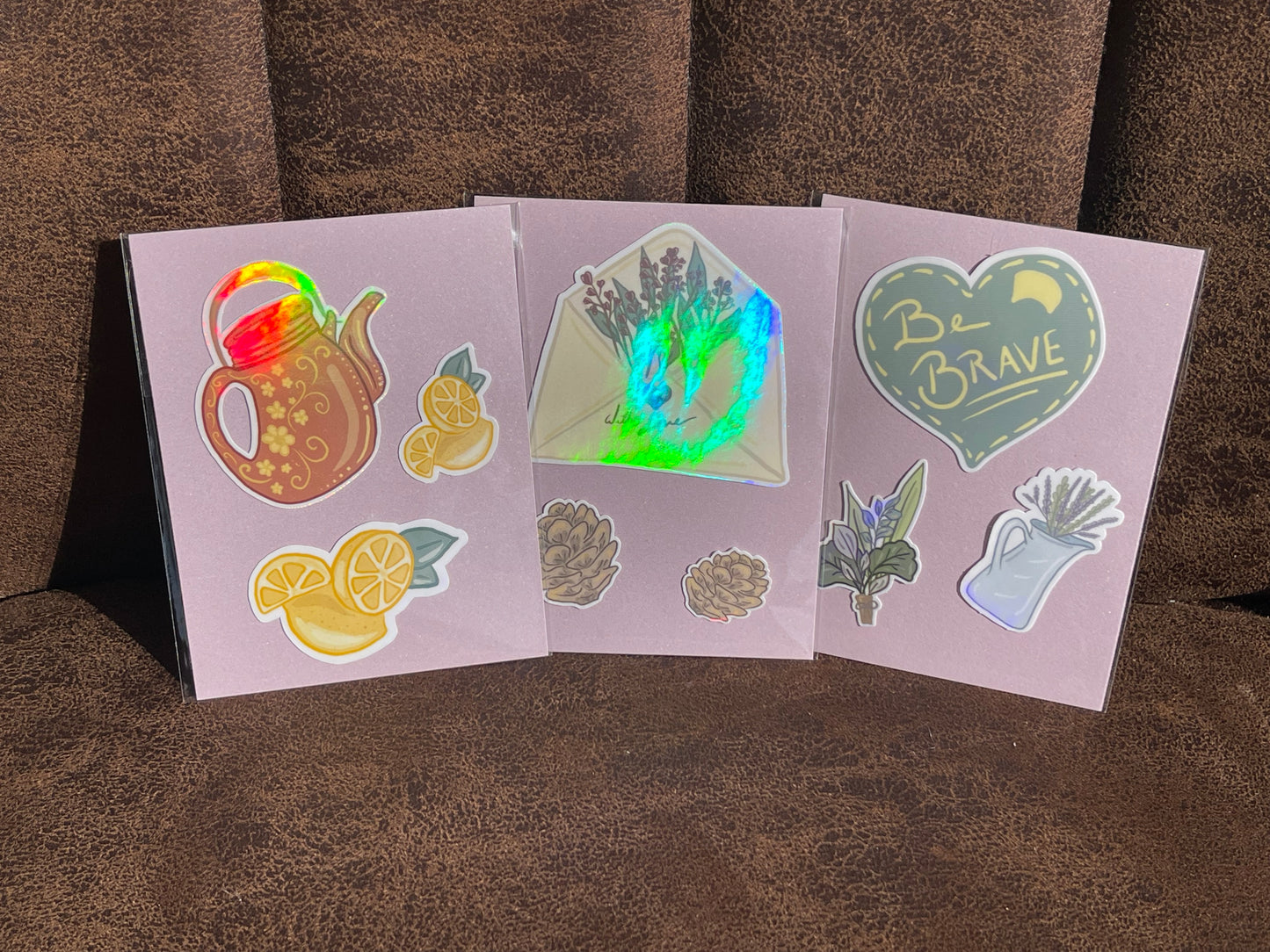 Love You to the Moon and Back Collection – Holographic or Matte Vinyl Sticker Sets