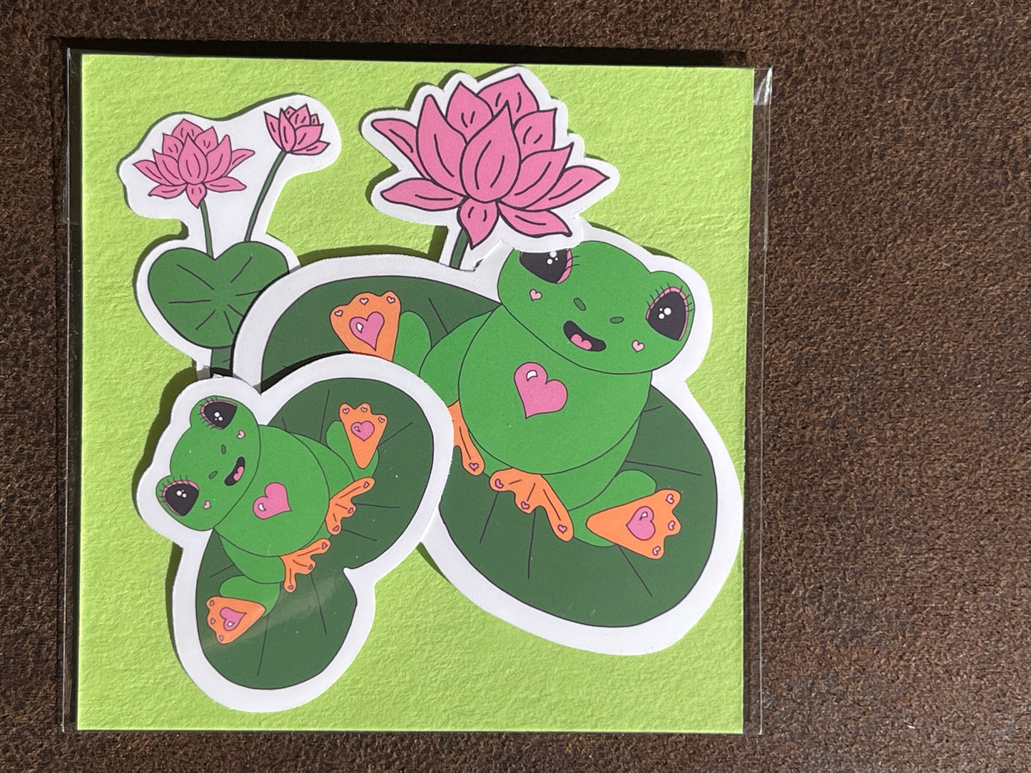 Love Frog Collection – Holographic or Matte Vinyl Sticker Sets