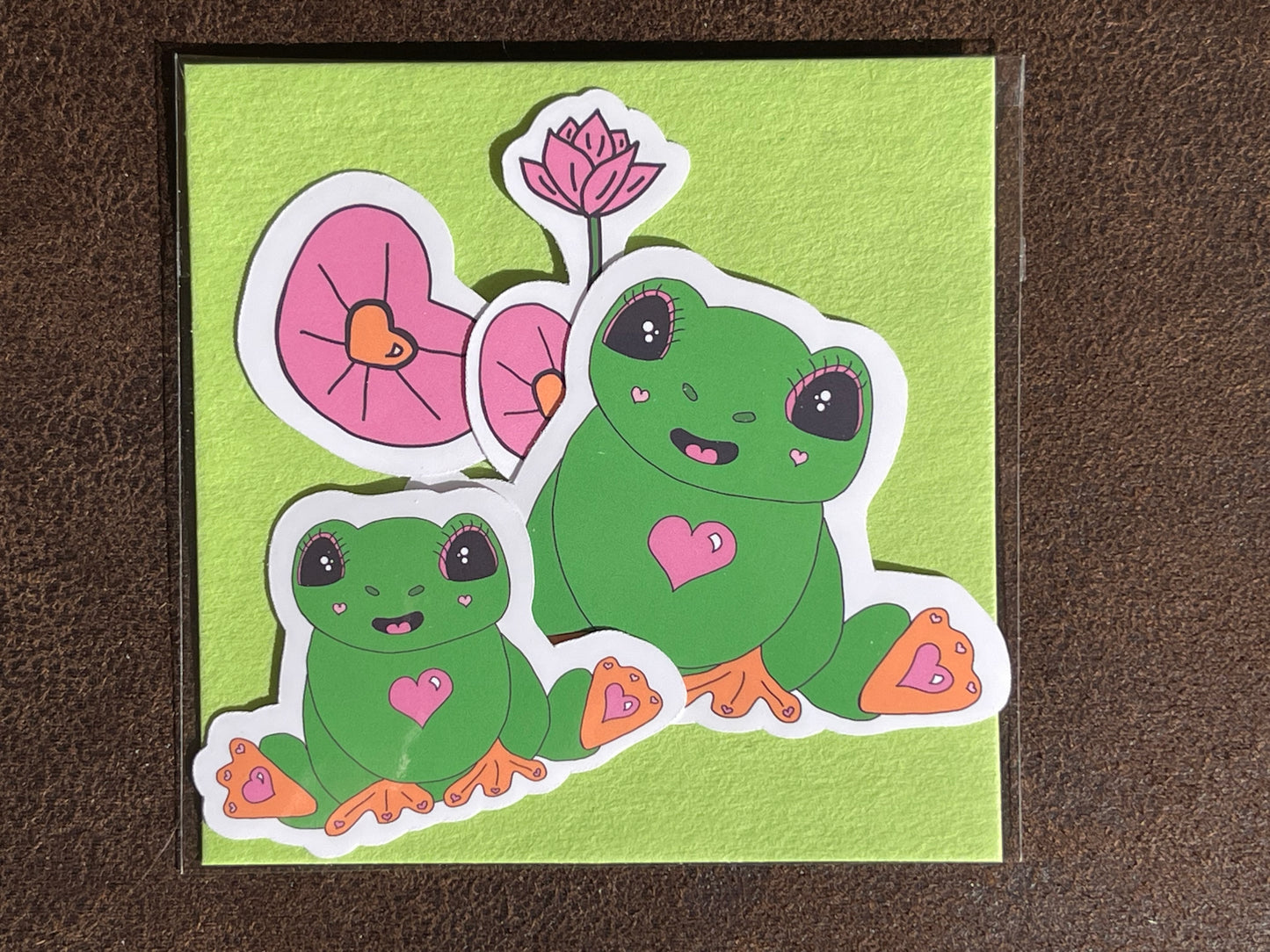 Love Frog Collection – Holographic or Matte Vinyl Sticker Sets