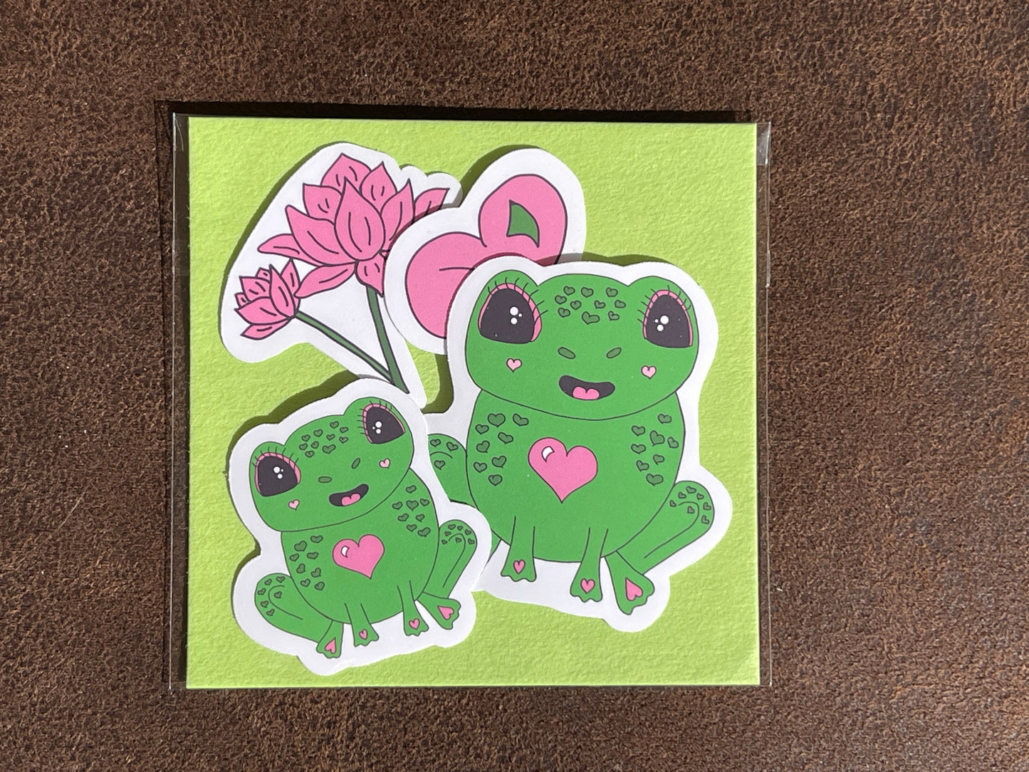 Love Frog Collection – Holographic or Matte Vinyl Sticker Sets