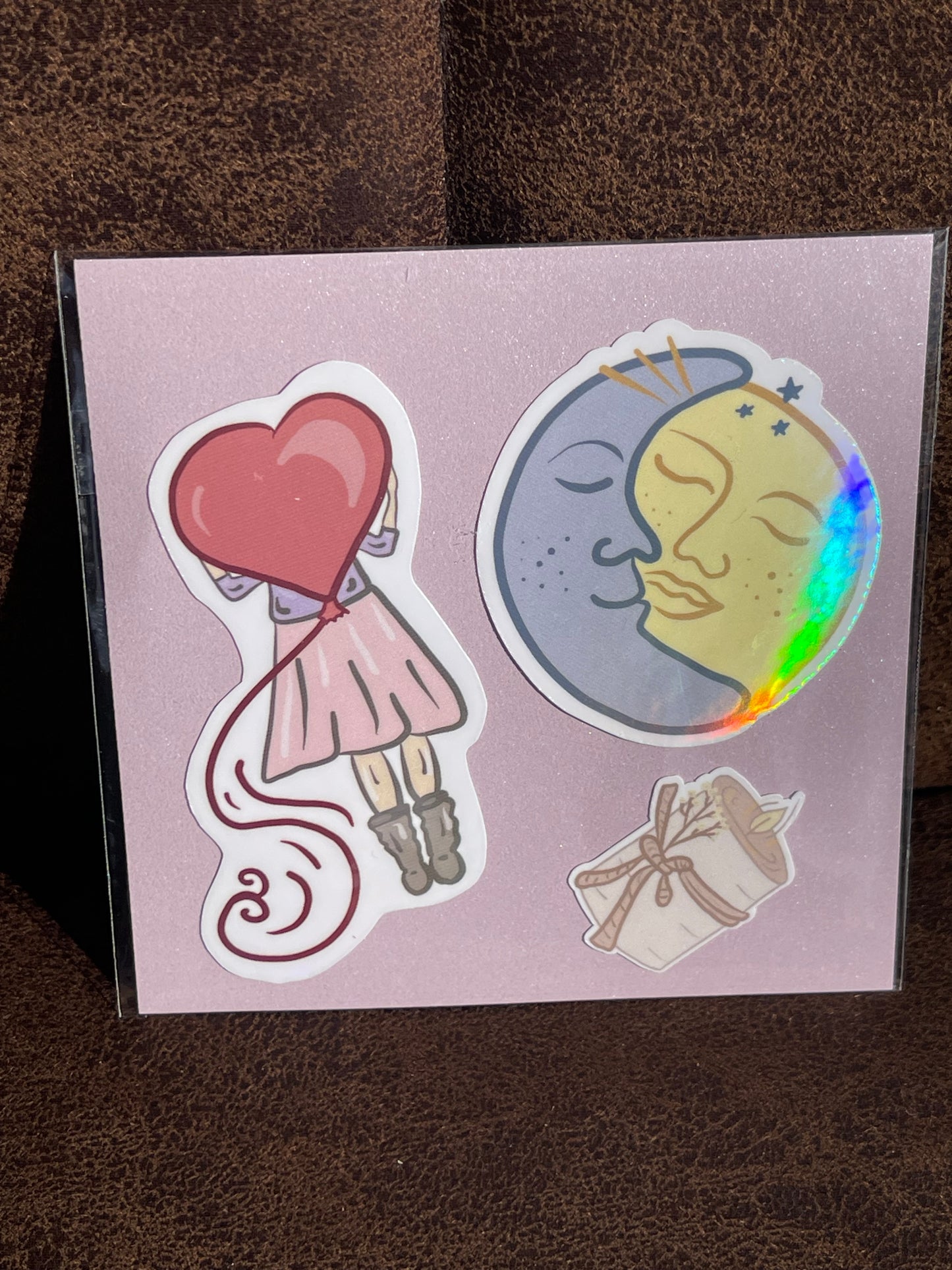 Love You to the Moon and Back Collection – Holographic or Matte Vinyl Sticker Sets