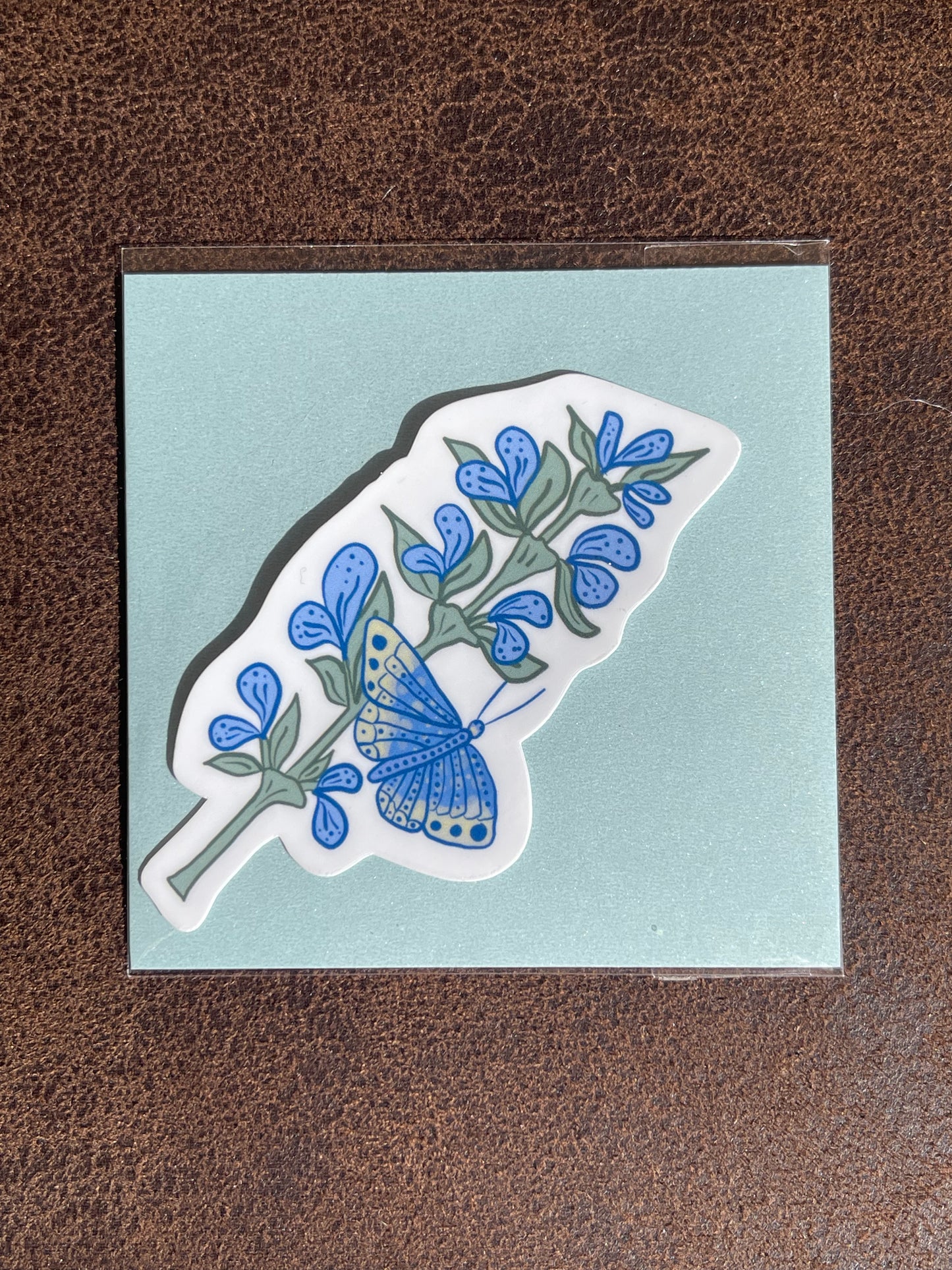 Blue Butterfly Collection – Holographic and Clear Vinyl Stickers